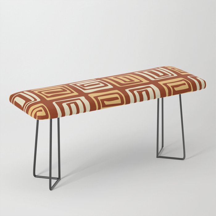 Square Spirals - Bohemian Colors Bench