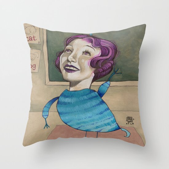 RAISE YOUR HAND Throw Pillow