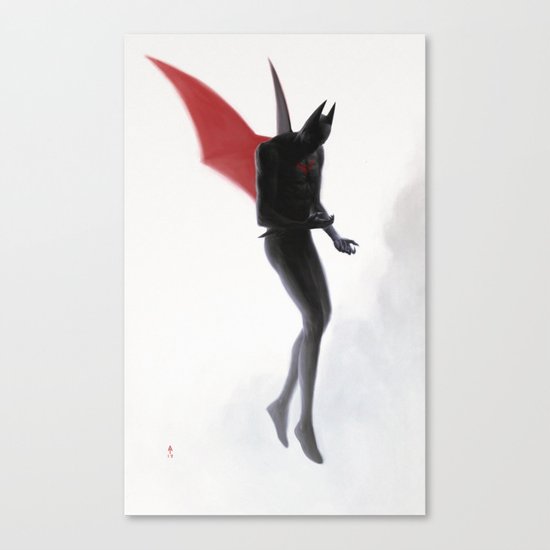 The Dark Knight Beyond Canvas Print