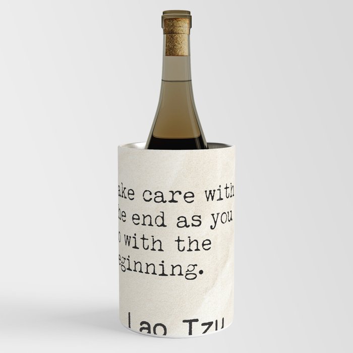 Lao Tzu thoughts Wine Chiller