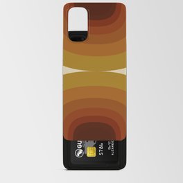 Groovy 70s Rainbow in Mustard Android Card Case