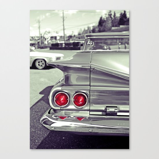 Taillights Americana Canvas Print