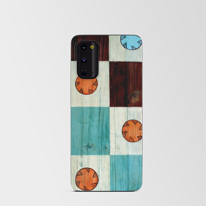 Blue & Orange Power Android Card Case