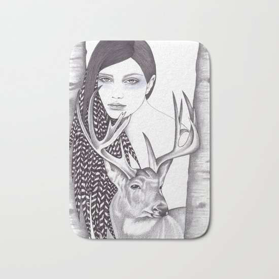 Silver Forest Bath Mat