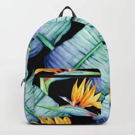 Fancy Tropical Pattern Backpack