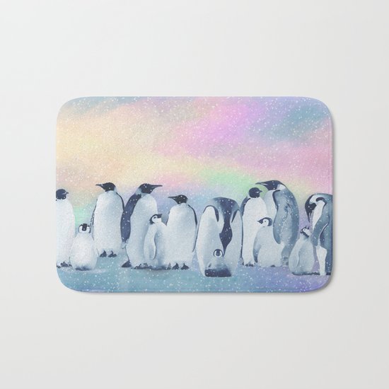 All Quiet on the South Pole Bath Mat