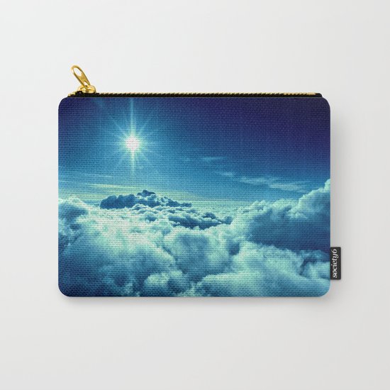 Sky Blue Clouds Carry-All Pouch