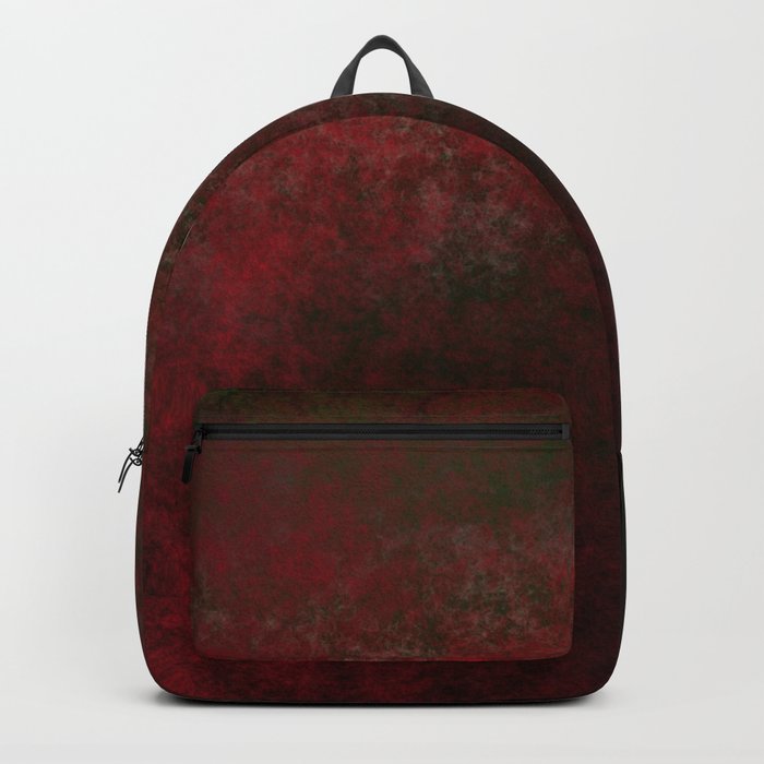 Grunge bright red Backpack