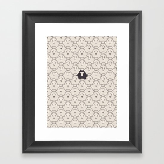 Black Sheep Framed Art Print