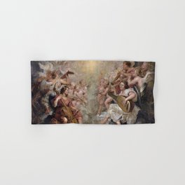 Music Making Angels - Peter Paul Rubens  Hand & Bath Towel
