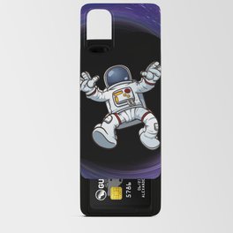 spacemen falling into blackhole Android Card Case