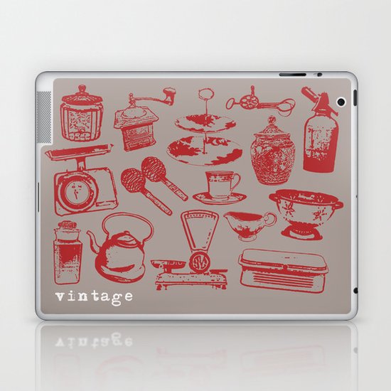 kitchen vintage Laptop & iPad Skin