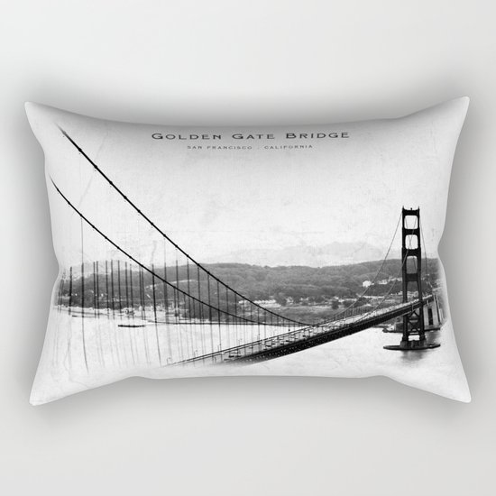 Golden Gate Bridge - San Francisco Rectangular Pillow