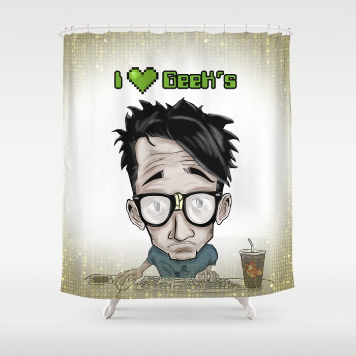 Geek Shower Curtain