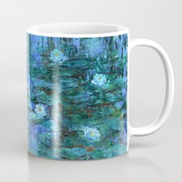 Claude Monet Water Lilies BLUE Mug
