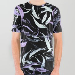 Dark dramatic nature painting 7 All Over Graphic Tee