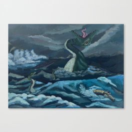 The Beast That Came out of the Sea Canvas Print