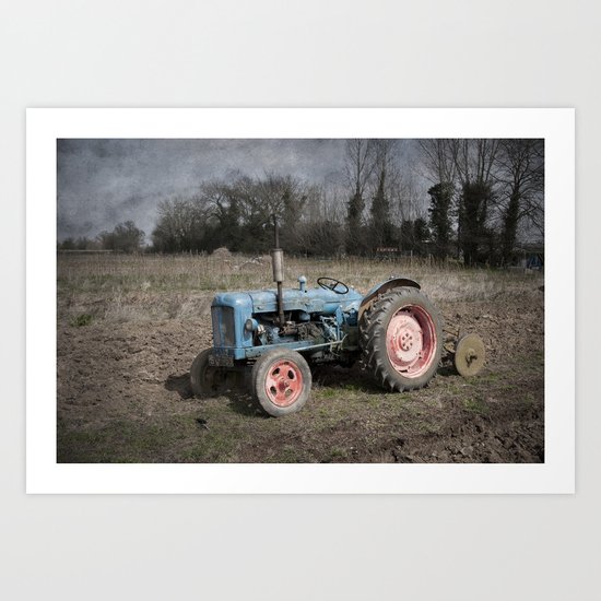 Fordson Tractor Art Print
