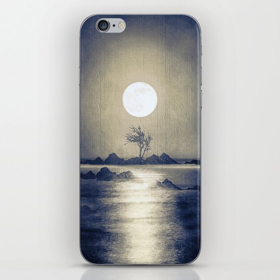 When the moon speaks (part III) colour option iPhone & iPod Skin