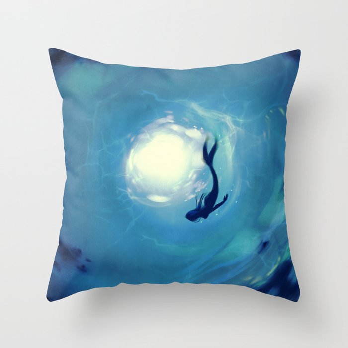 Mermaid Throw Pillow