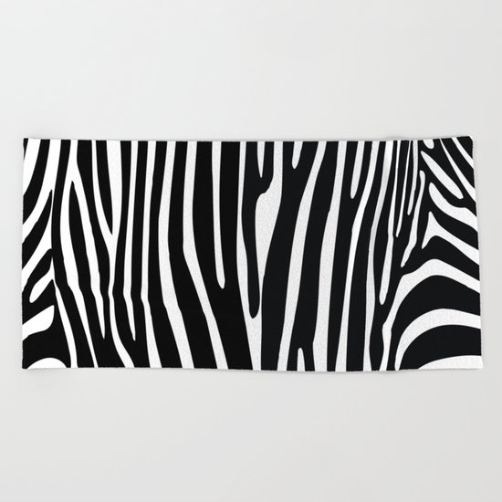 Zebra Beach Towel