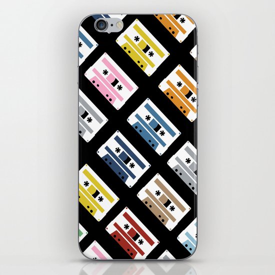 Rainbow Tapes 45 iPhone & iPod Skin