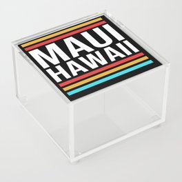 Retro Maui Hawaii Acrylic Box