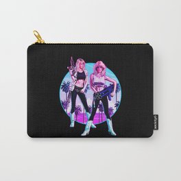 Hard Ticket to Hawaii - Big Guns Carry-All Pouch | 80S, Trash, Neon, Pink, Palms, Dragon, City, Vice, Action, Kavinsky 