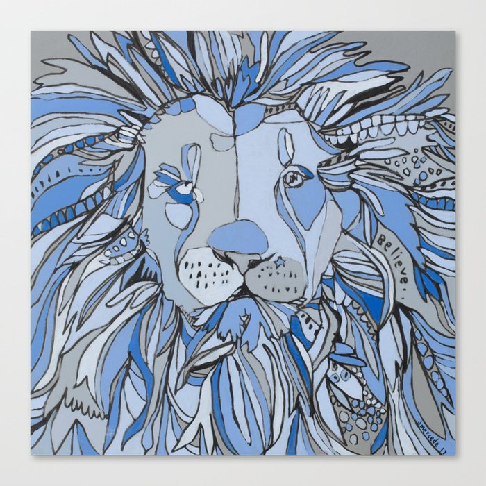 Greb Lion Canvas Print