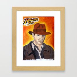 Indiana Jones Framed Art Print