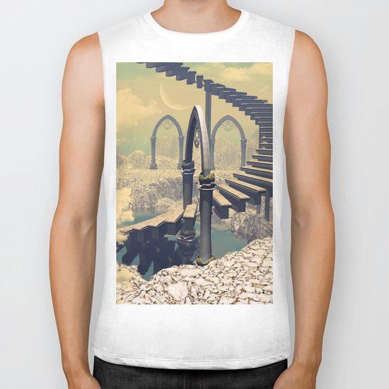 The treppe in the sky Biker Tank