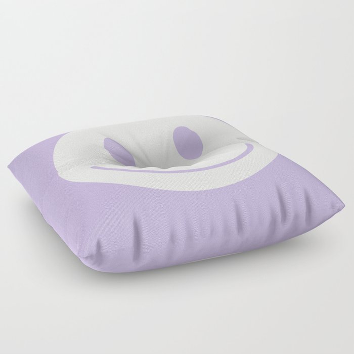 Happy Thoughts Lavender Floor Pillow
