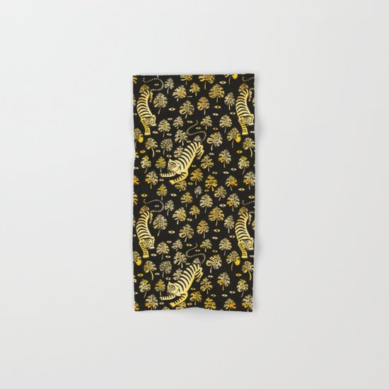 Tiger jungle animal pattern Hand & Bath Towel