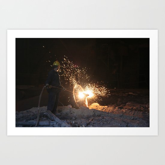 The City Of Broad Shoulders Art Print