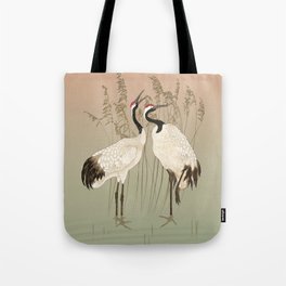 Cranes at Sunset Tote Bag