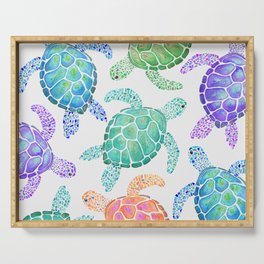Sea Turtle - Colour Serving Tray