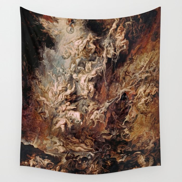 The Fall of the Damned - Peter Paul Rubens 1620 Wall Tapestry