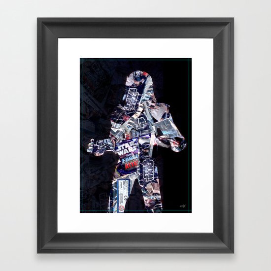 Cut StarWars Blister Collage 3 Framed Art Print