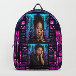 Pink, Black and Purple  Backpack