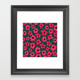 Poppies’ field Framed Art Print
