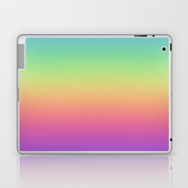 Rainbow Gradient in Soft Vivid Colors Laptop Skin