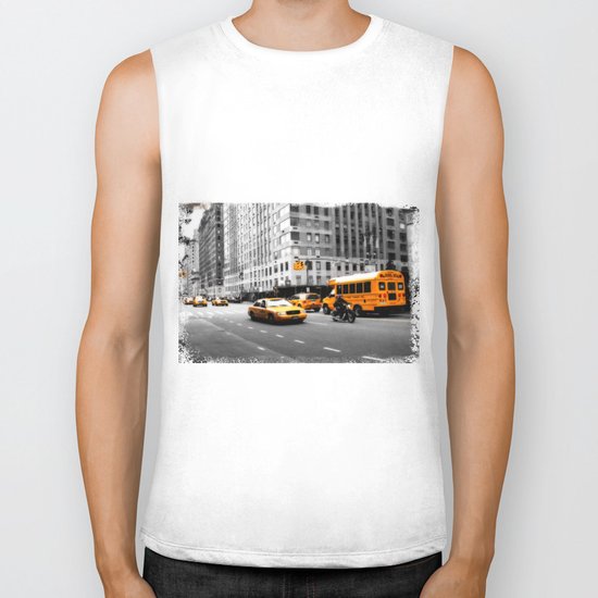 New York Streets Biker Tank