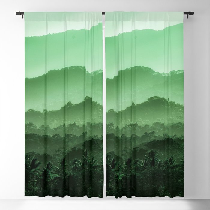 Tropical Mountain 4 Blackout Curtain