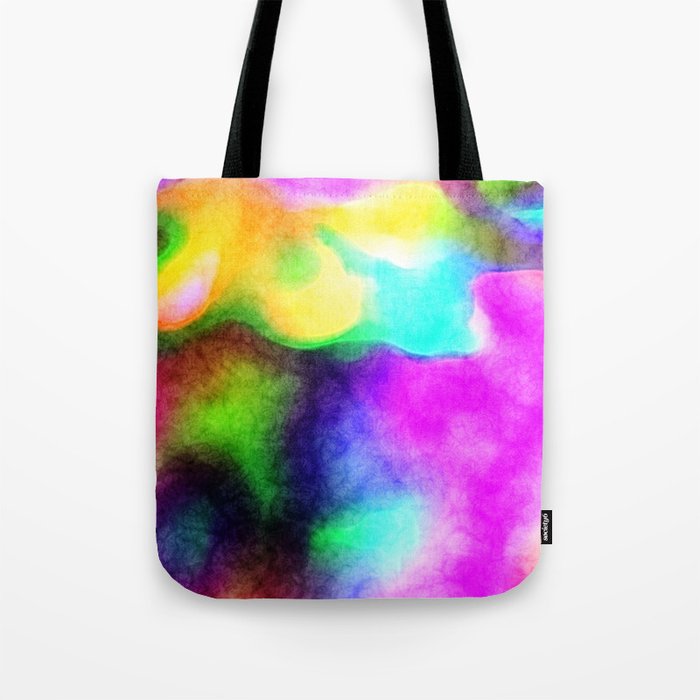 Colorful hand drawing shapes Tote Bag