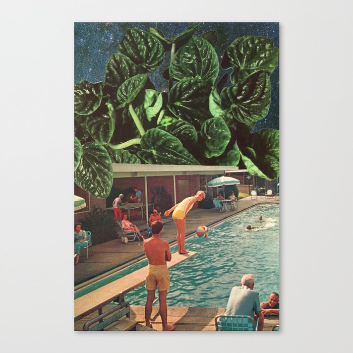 Pool Party Canvas Print