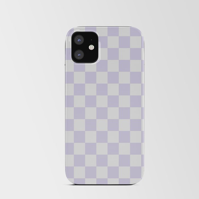Lilac Checkered Phone Case iPhone Case by LUCKY 13