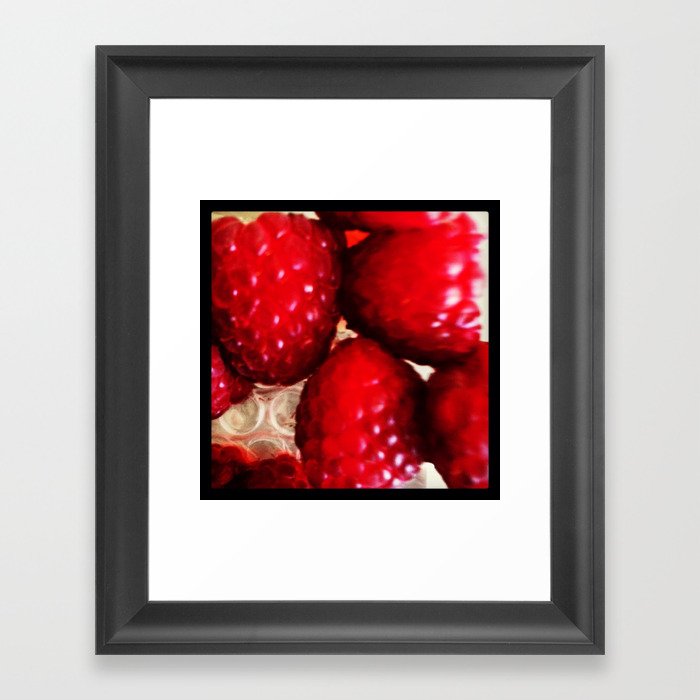 Raspberry Framed Art Print