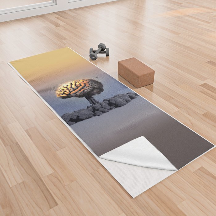 Brain Explosion Yoga Towel