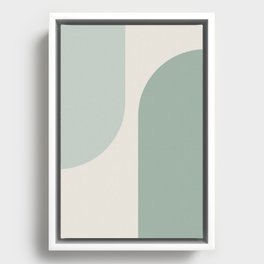 Modern Minimal Arch Abstract XVII Framed Canvas