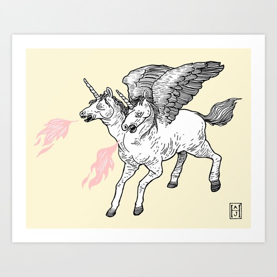 Badass Art Print